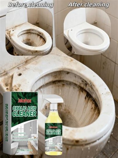 jakehoe 10.14 Fl Oz/300ml Oxalic Toilet Cleaner | Powerful Stain & Limescale Remover, Deep Cleaning Bathroom, Multi-Purpose Cleaner, All-Purpose Cleaning Spray, Air Conditioner Cleaner, Heavy Duty Degreaser & Deodorizer, Cleaning Solution, Easy Spray Cleaner | SHEIN