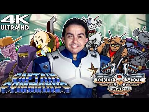 MIX SNES PC4K! CAPTAIN COMMANDO + BIKER MICE! CLÁSSICOS!