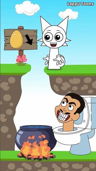 Sprunki Wenda vs Skibidi Toilet ｜ Sprunki Poop Fart ｜ Incredibox Sprunki｜Wenda Poop Fart #shorts