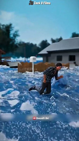 This Flood Barrier Protected His Home! 🌊😲 #shorts