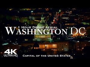 [4K] WASHINGTON D.C. 2026 🇺🇸 1 Hour Drone Aerial Film Capital of the United States of America USA