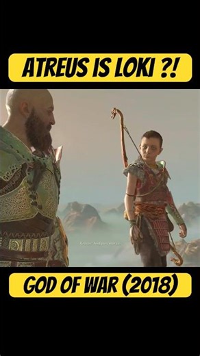 Atreus Learns His True Name — Loki 😱#gaming #godofwar #shorts