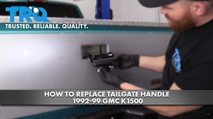 How To Replace Tailgate Handle 1992-99 GMC K1500