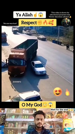 Oh no .wait for the end 😱💯#shorts #respect #allah
