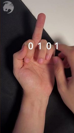 Counting with your hands in binary 💻