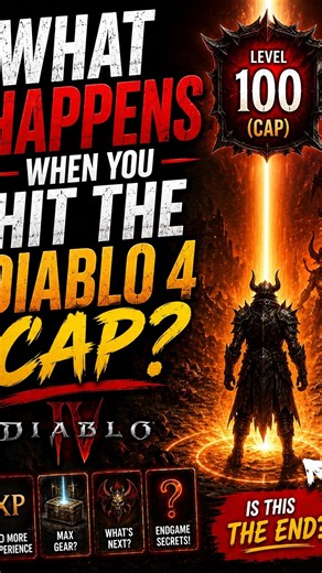 What happens when you hit the Diablo 4 cap? #Diablo4 #Shorts