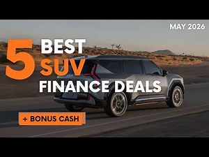 5 Best SUV Finance Deals Right Now (+ One to Avoid) — May 2026 Rankings