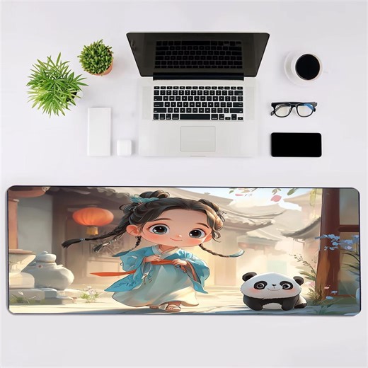 Anime Mouse Pad, Personalized Desk Mat Gift - Etsy