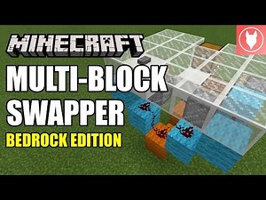 Minecraft Bedrock - Multi-Block Swapper [Floor] Tutorial ( Xbox / MCPE / Windows 10 / Switch )