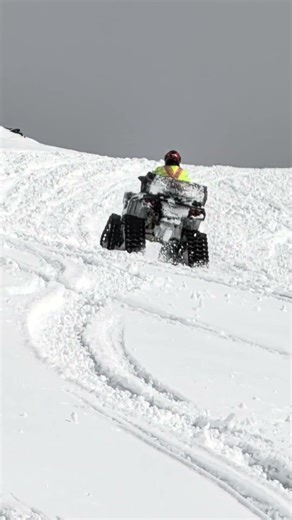 Quartz Creek atv hill climb on tracks #sendit #snow #nosledneeded#quartzcreek#brp#canam#bannerrec