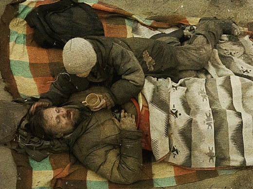 What caused the apocalypse in ‘The Road’?