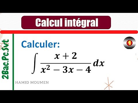 Calcul intégral :Fonction rationnelle (Exercice corrigé)||2Bac science