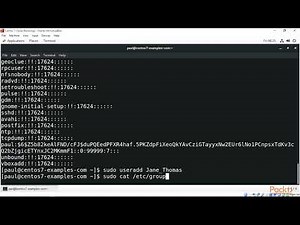 Advanced Linux System Administration : Creating User and Groups | packtpub.com