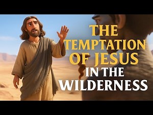 40 Days in the Wilderness 🌵 The Temptation of Jesus | Matthew 4:1-11 Bible Animation