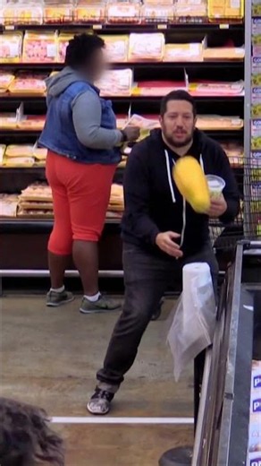 Don’t play with your food 😅 🛒 Watch #impracticaljokers Mondays at 10pm