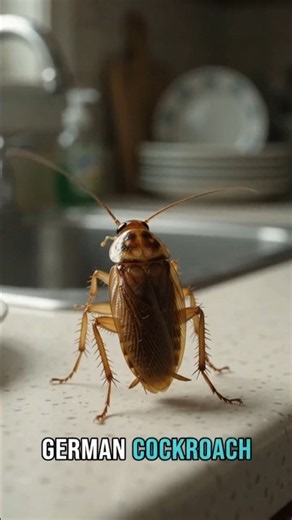Cockroach Types in Homes | Common Cockroaches #shorts