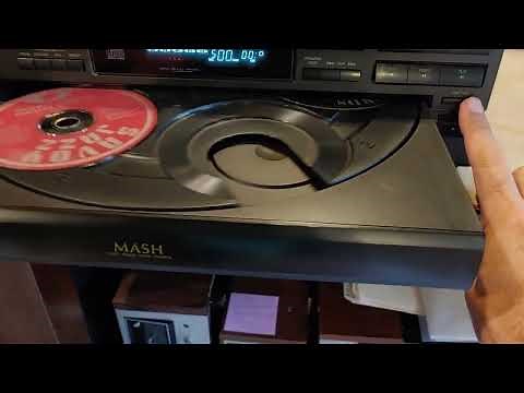 Technics 5 Disc CD Changer SL-PD627 with Spiral and Program Mode. DEMO.
