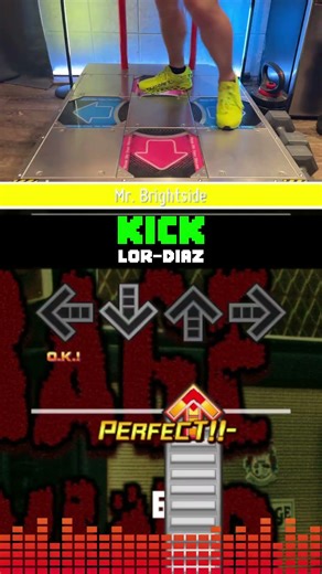 Mr Brightside by The Killers | #ddr #dancedancerevolution #stepmania #itgmania #shorts
