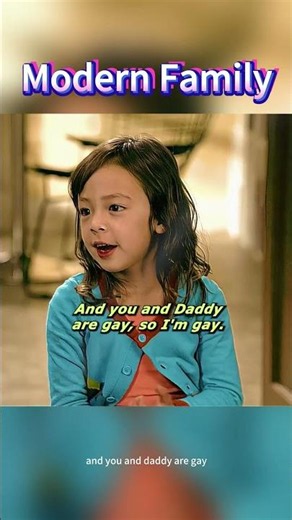Modern Family S04E13 - Lily Says "I'm Gay!" Because Her Dads Are 😂