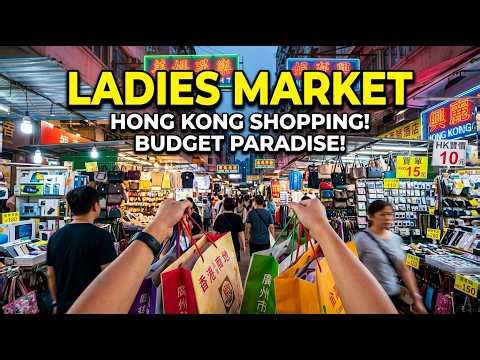 Inside the Largest Ladies Market in Hong Kong (Fake + Soveigner)