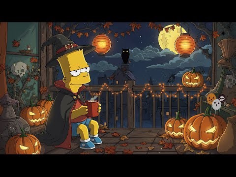 Starry Halloween Night ✨ A Chill Lofi Mix for a Calm Mood