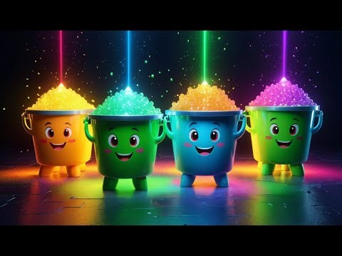 Jack and Jill Colors – Which Bucket First | Fun Counting Song for Kids | Silly Color Rhyme