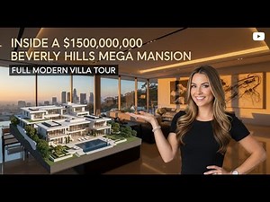 Inside Beverly Hills’ $150M Mega Mansion | The Most Expensive Modern Villa Tour