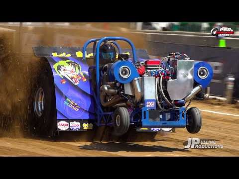 Tractor Pulling 2024: Crazy Mini Rod Tractors pulling in Goshen, IN - Pro Pulling League