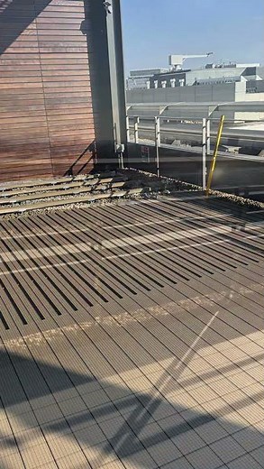 Aluminum Decking Installation | Roof Terrace, London