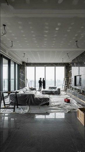 From Empty Penthouse to Ultra-Luxury Skyline Lounge | Cinematic Transformation