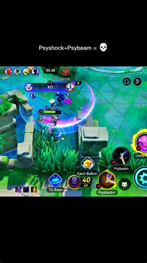 ESPEON IS BROKEN! 😱 Psyshock + Psybeam = INSANE STUN & DAMAGE 🔥 | Pokémon Unite #shorts #espeon