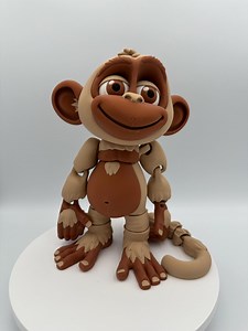 Monkey 3d Print - GIANT- Articulated Flexi Animal - Etsy