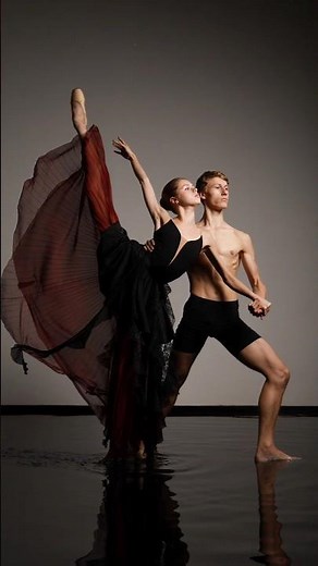 🇺🇦 Model poses for photoshoot📸 Ballet. Models Olga and Valery