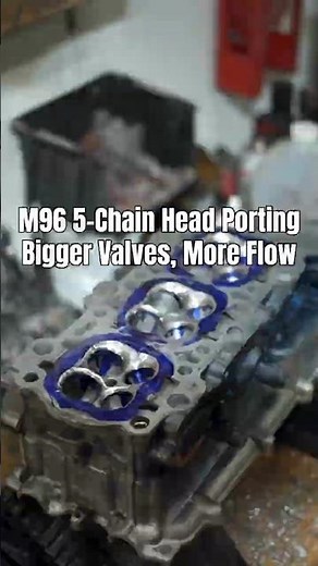 M96 5-Chain Head Porting | Bigger Valves, More Flow for Porsche 996