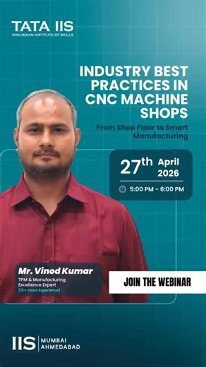 Register for our webinar on Industry Best Practices in CNC Machine Shops. #cncmachines