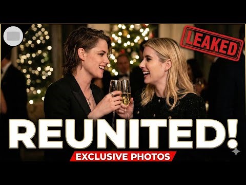 Kristen Stewart & Emma Roberts Reunite at Private Holiday Party