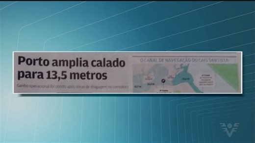 Codesp anuncia aumento do calado no Canal do Porto de Santos