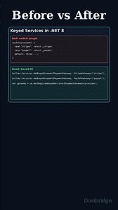 .NET 8 Keyed Services Trick You're Missing 🔥 #Shorts