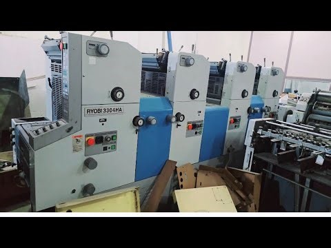 Offset printing machine Ryobi 3200CD Good looking🙏 #offset #machine #viral #video #YouTube #yt #love
