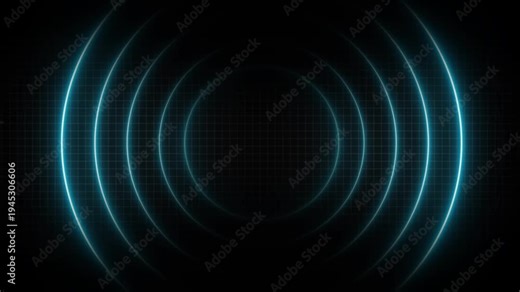 Warning, stop, prohibited or no entry forbidden circle and line symbol icon Animation on black screen background. delete, denied, ban or block icon 4K Video