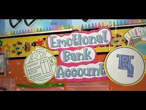 Emotional Bank account classroom display