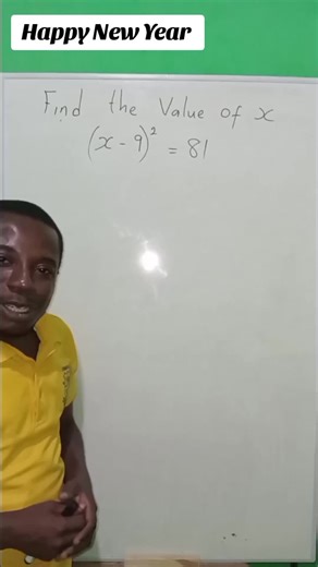 Solving the Equation x - 9 Squared Equals 81