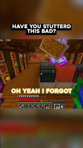 Stuttering Moment in Minecraft