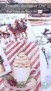 Hometown Christmas Junk Journal Kit, December, Daily, Red, Green, Village, Shops, Traditional, My Porch Prints, Printable, Digital Download, - Etsy