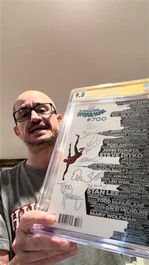 CGC Muti-Signature Submitted Amazing Spider-Man 700. Eight signatures still a 9.8 🥳