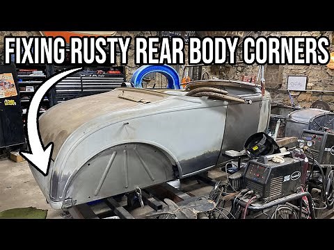 Repairing Rusty Ford Model A Rear Body Corners