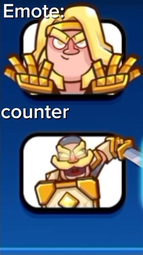 Emotes Vs Funniest Counter 🔥🤣🤯 #clashroyale #shorts