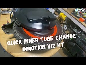Inmotion V12 HT Quick Inner Tube Change. e-Rides EUC Upgrades .