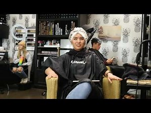 Getting my hair permed