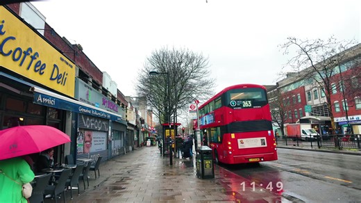 伦敦雨中散步，从伊斯灵顿至汉普斯特德